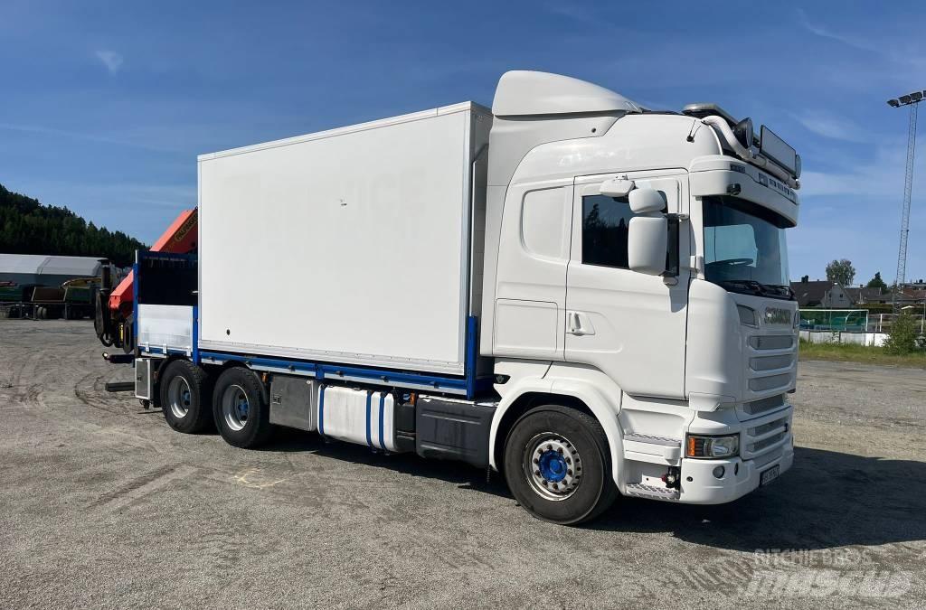 Scania R 520 Lastbil med kran