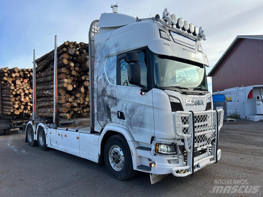 Scania R 650 Tømmertransport