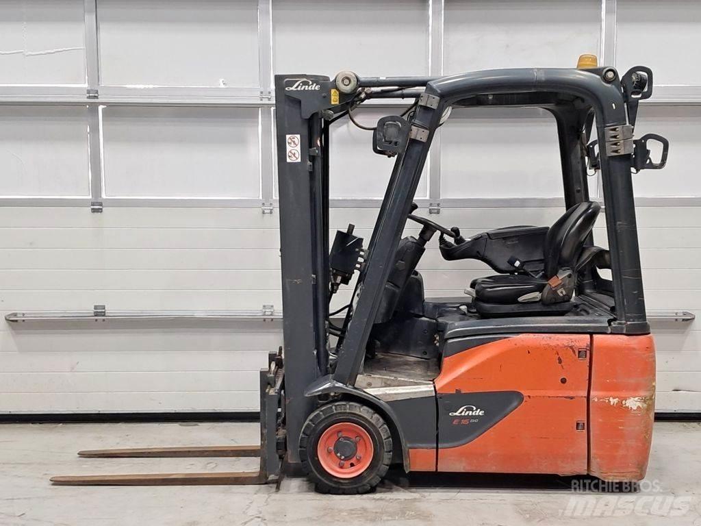 Linde E16C-03 El gaffeltrucks