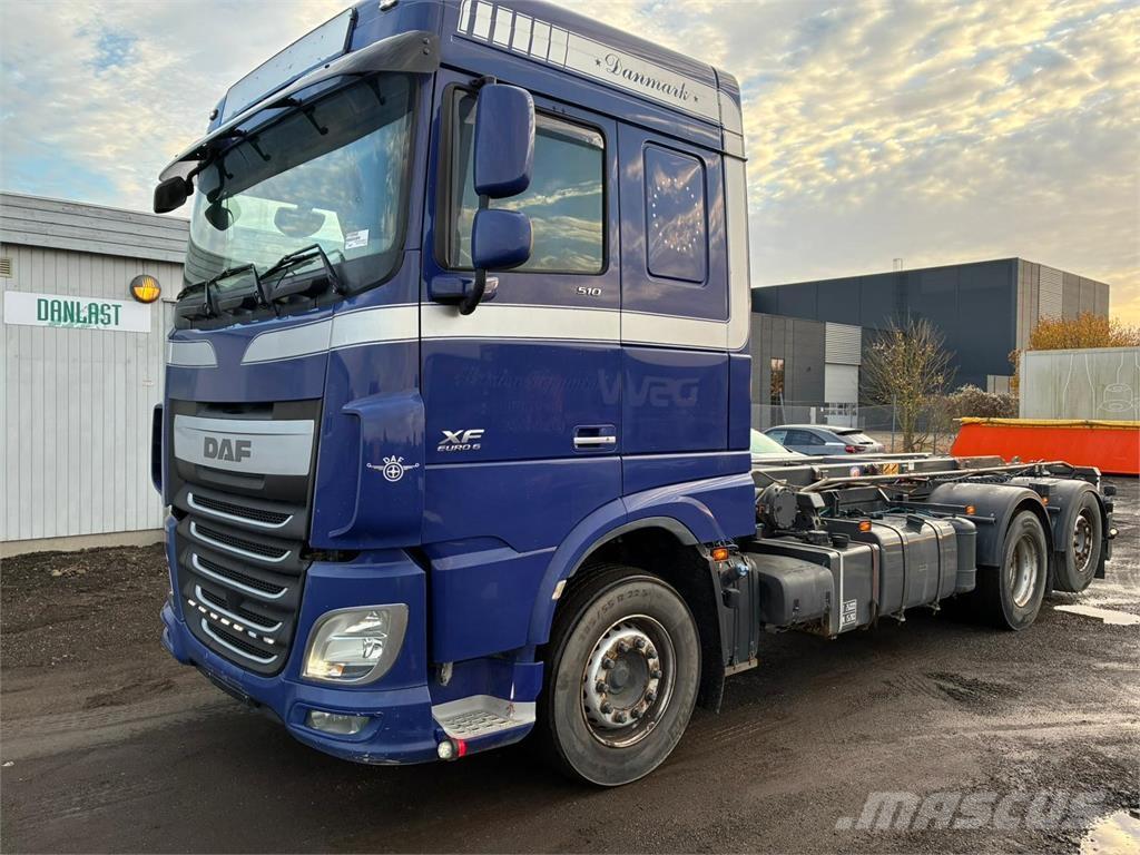 DAF XF 510 FAN Demonterbare/wirehejs lastbiler