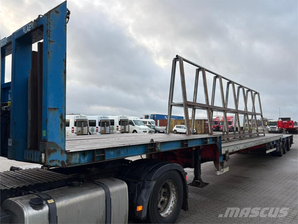  L A G 3aks nedbygget Semi-trailer blokvogn
