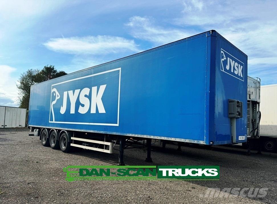 Fruehauf Lift Semi-trailer med fast kasse
