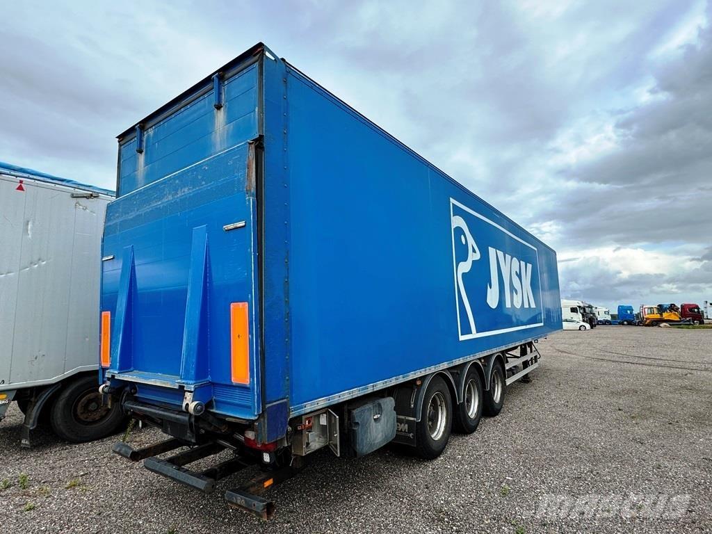 Fruehauf Lift Semi-trailer med fast kasse