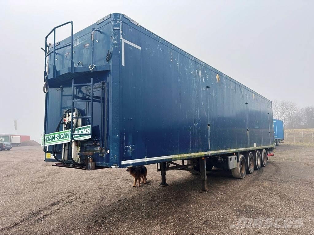Kel-Berg 4 aksl. Semi-trailer til Flis