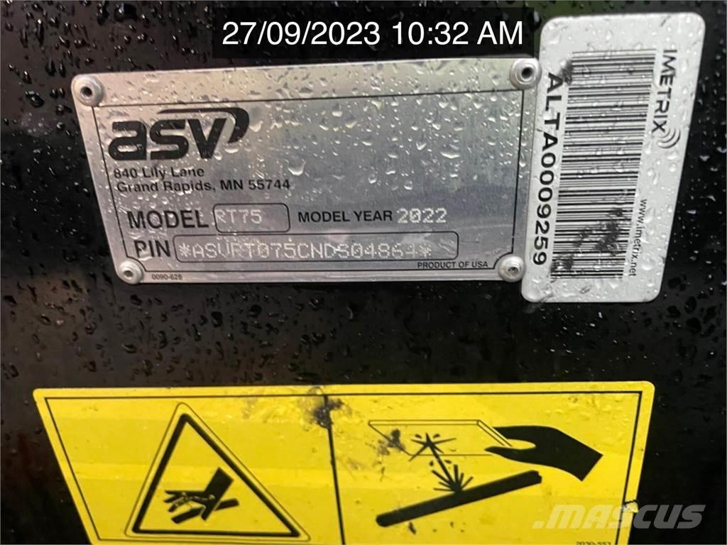 ASV POSI-TRACK RT75 Minilæsser - skridstyret