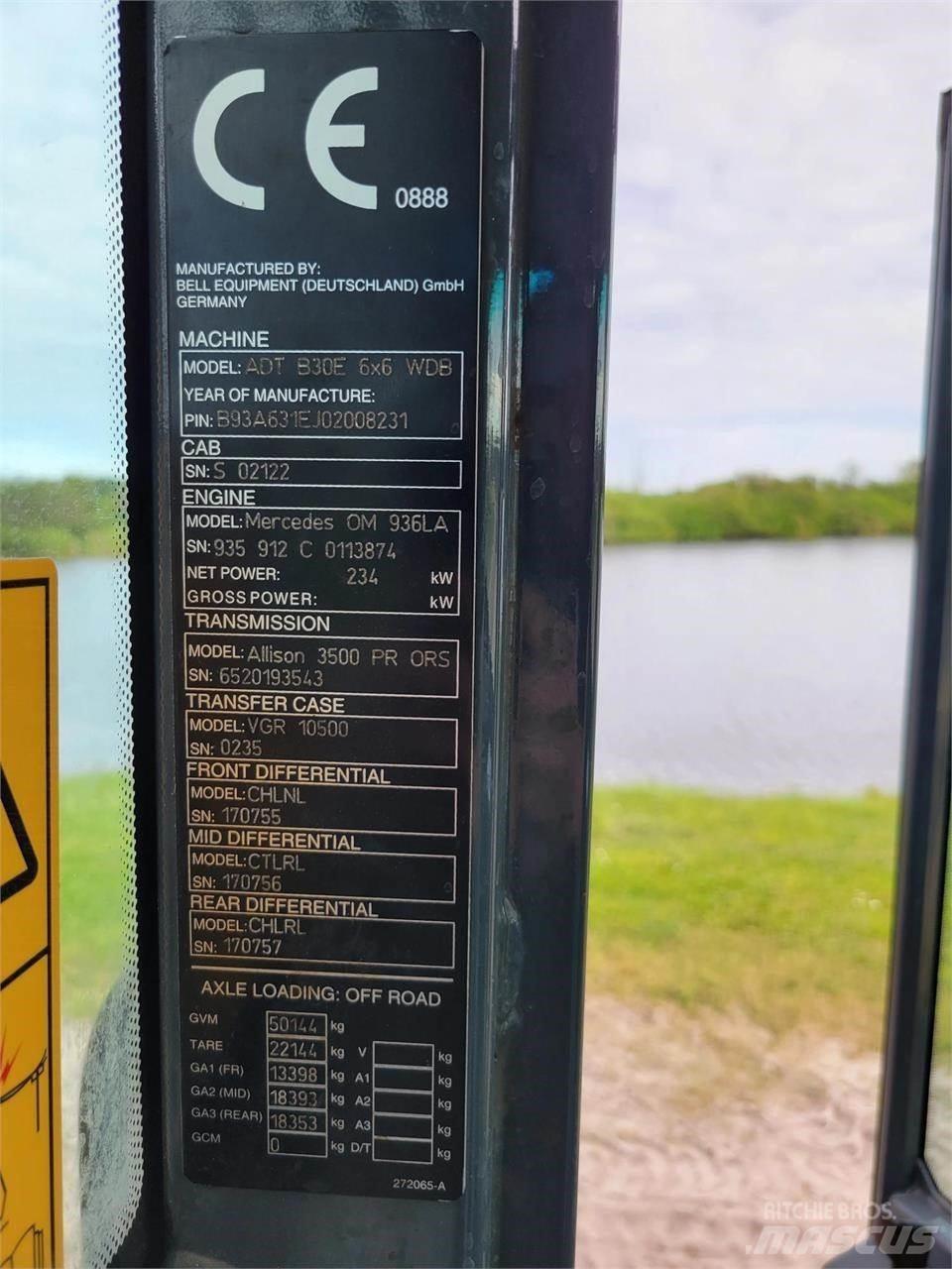 Bell B30E Terrængående lastbiler