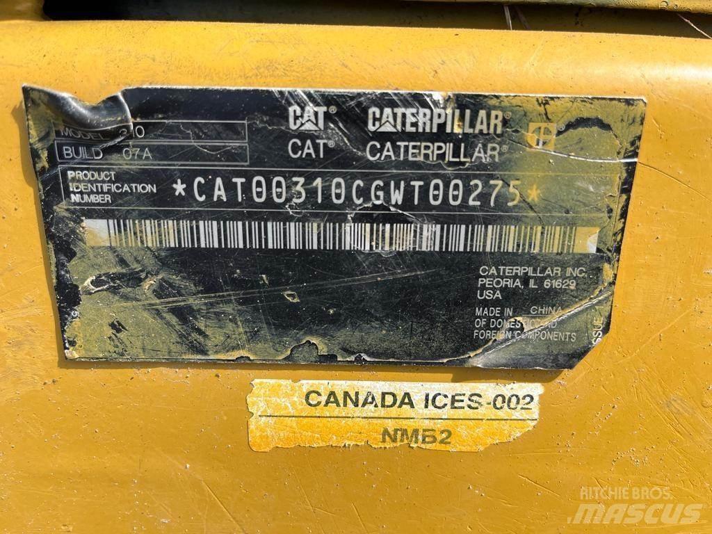 CAT 310 Gravemaskiner på larvebånd