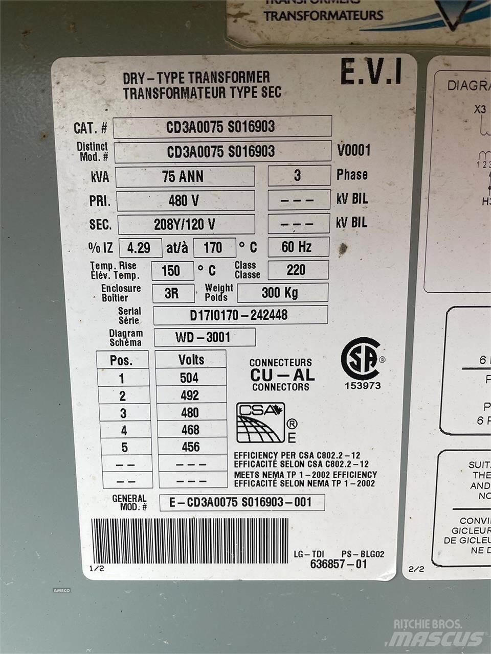Delta 75 KVA Andre generatorer