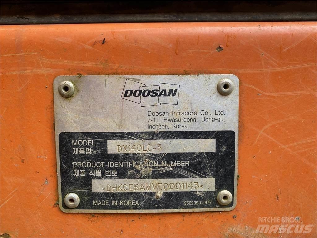Doosan DX140 LC-3 Gravemaskiner på larvebånd