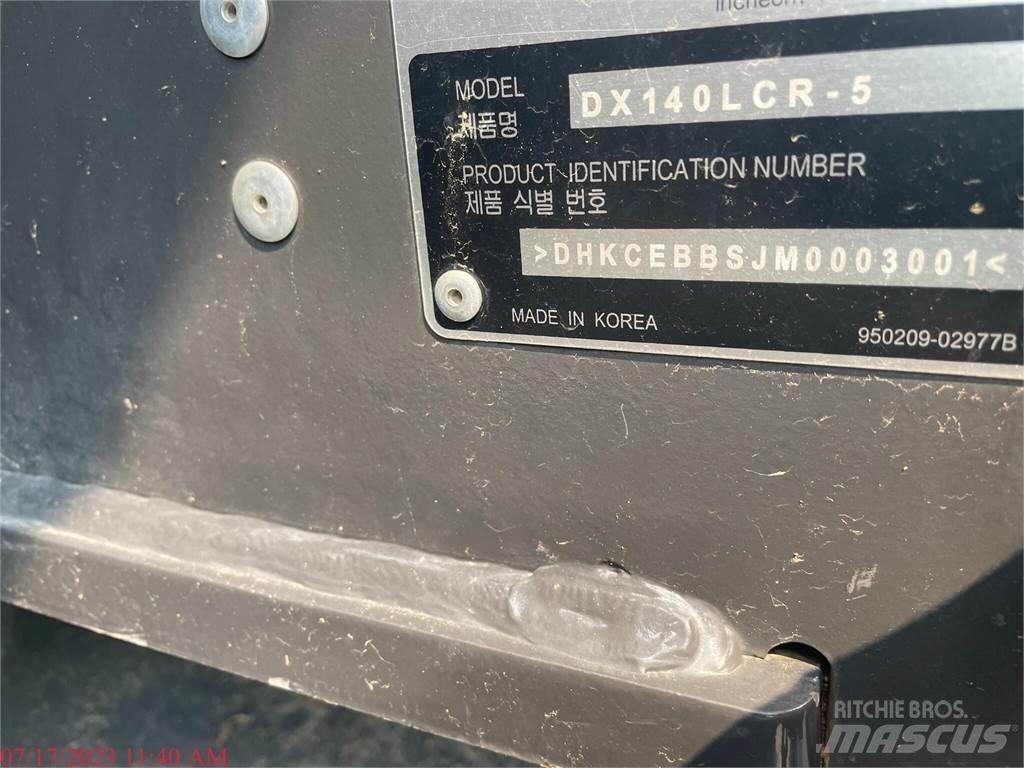 Doosan DX140 LC-5 Gravemaskiner på larvebånd