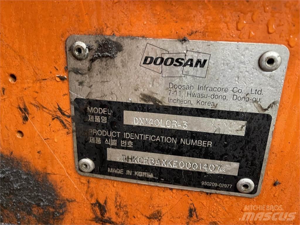 Doosan DX140 LCR-3 Gravemaskiner på larvebånd