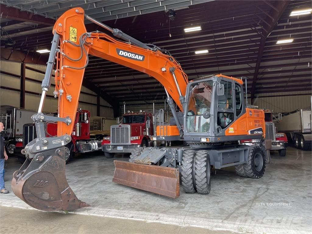 Doosan DX140W-5 Gravemaskiner på hjul