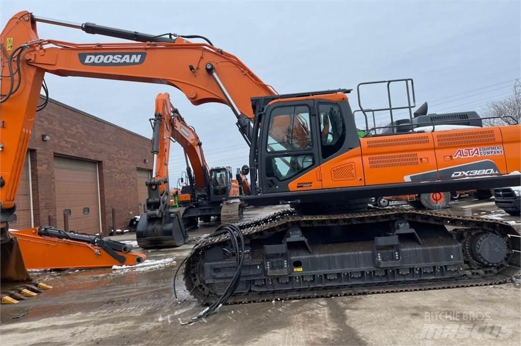Doosan DX380 LL-5 Gravemaskiner på larvebånd