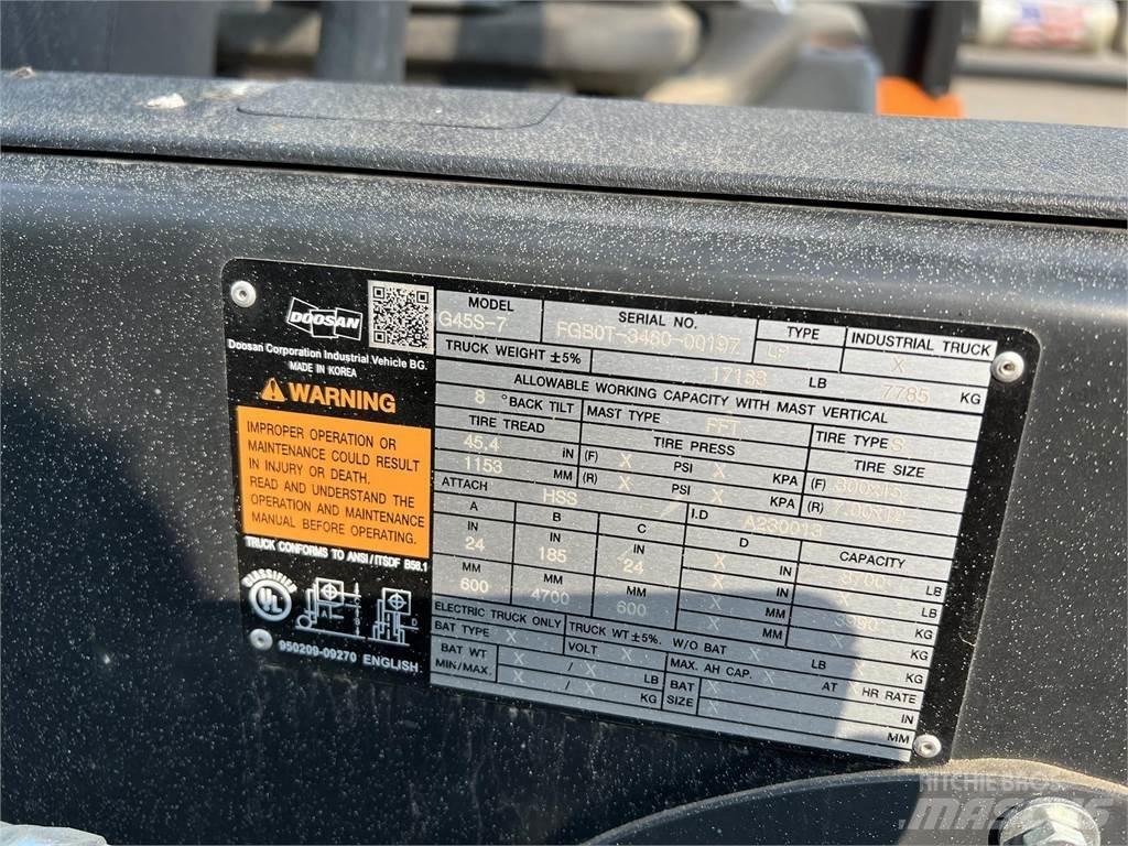Doosan G45S-7 Gaffeltrucks - andre