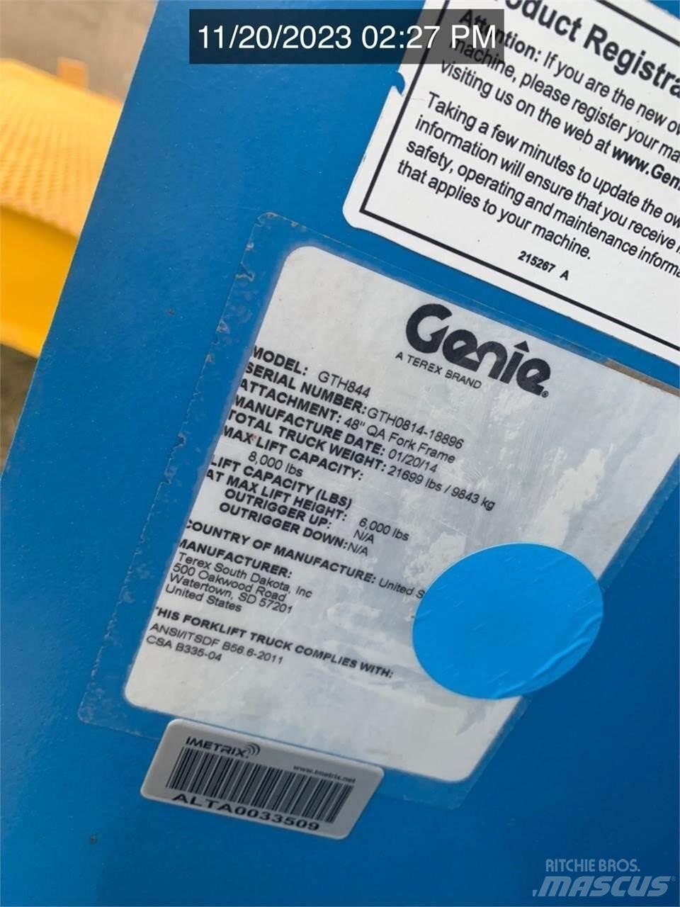 Genie GTH844 Teleskoplæssere