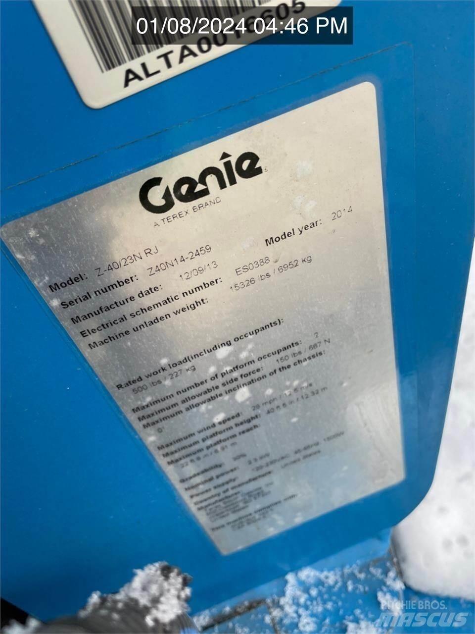 Genie Z40/23N RJ Bomlifte med knækarm