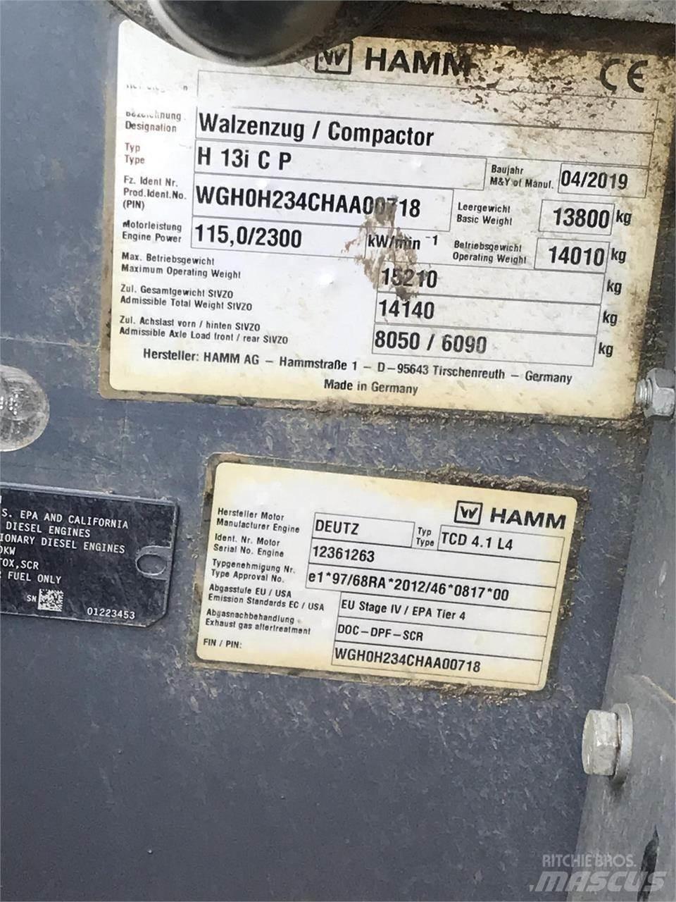Hamm H13ICP Affaldskompaktorer