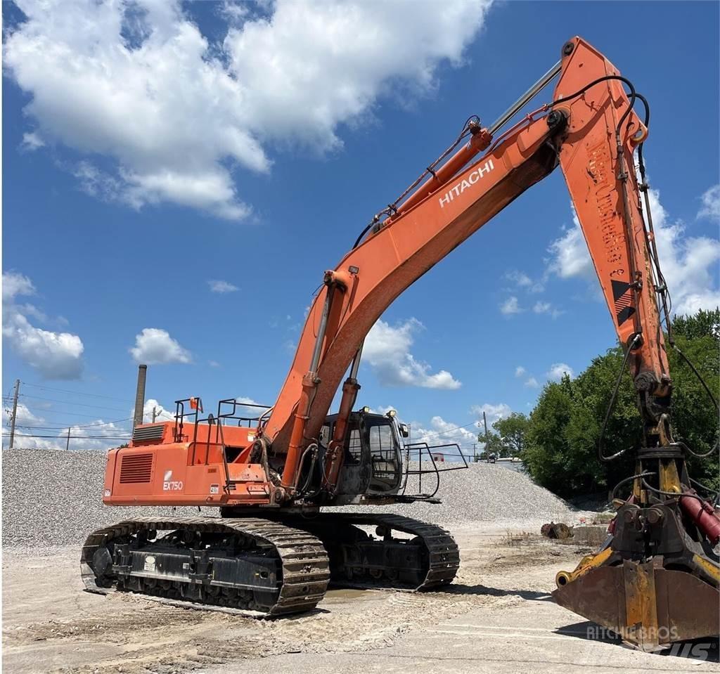 Hitachi EX750-5 Gravemaskiner på larvebånd