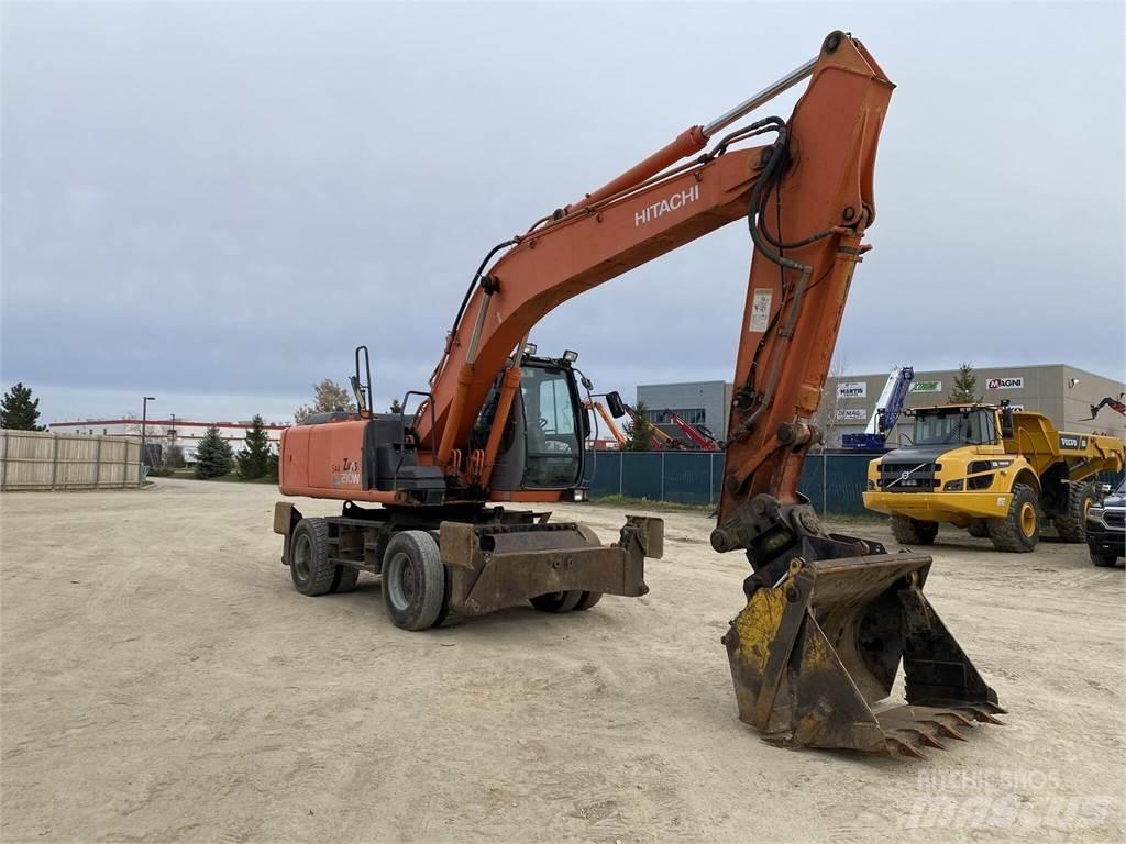Hitachi ZX210W Gravemaskiner på hjul