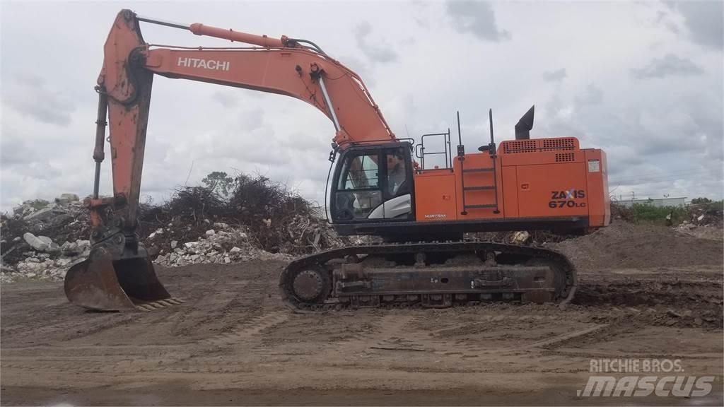 Hitachi ZX670 LC-5B Gravemaskiner på larvebånd