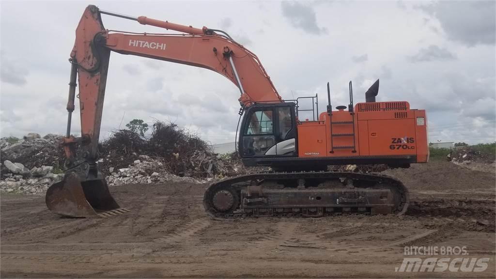 Hitachi ZX670 LC-5B Gravemaskiner på larvebånd
