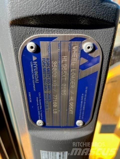 Hyundai HL965XT Læssemaskiner på hjul
