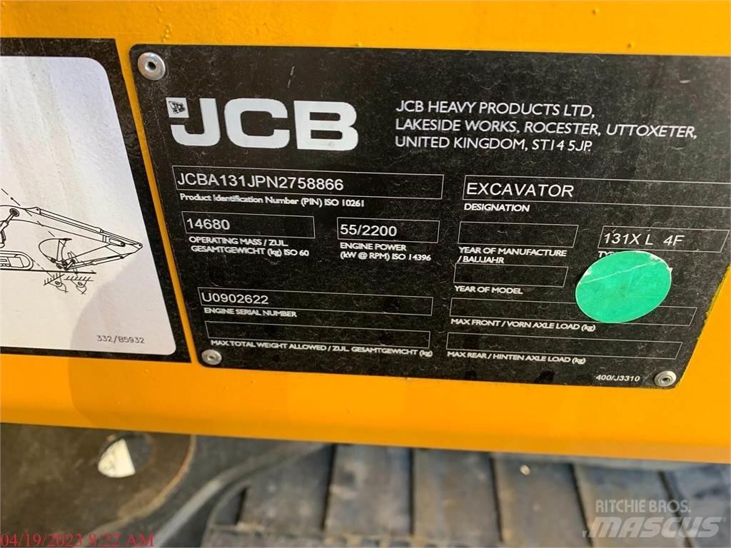 JCB 131X LC Gravemaskiner på larvebånd