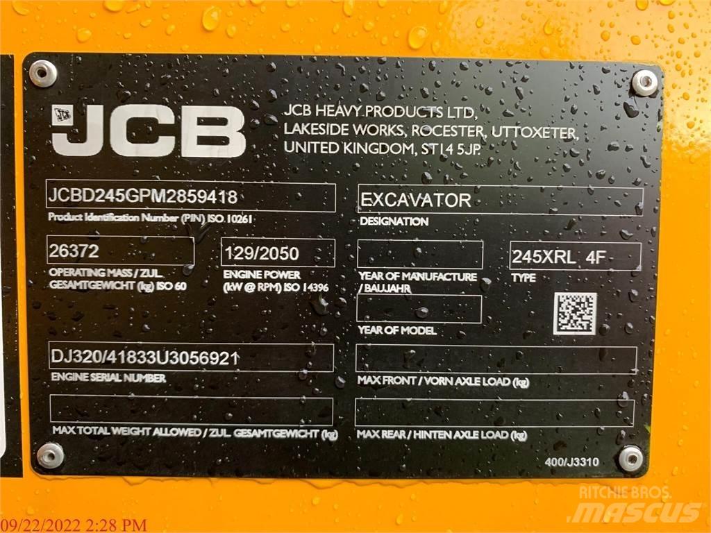 JCB 245XR Gravemaskiner på larvebånd