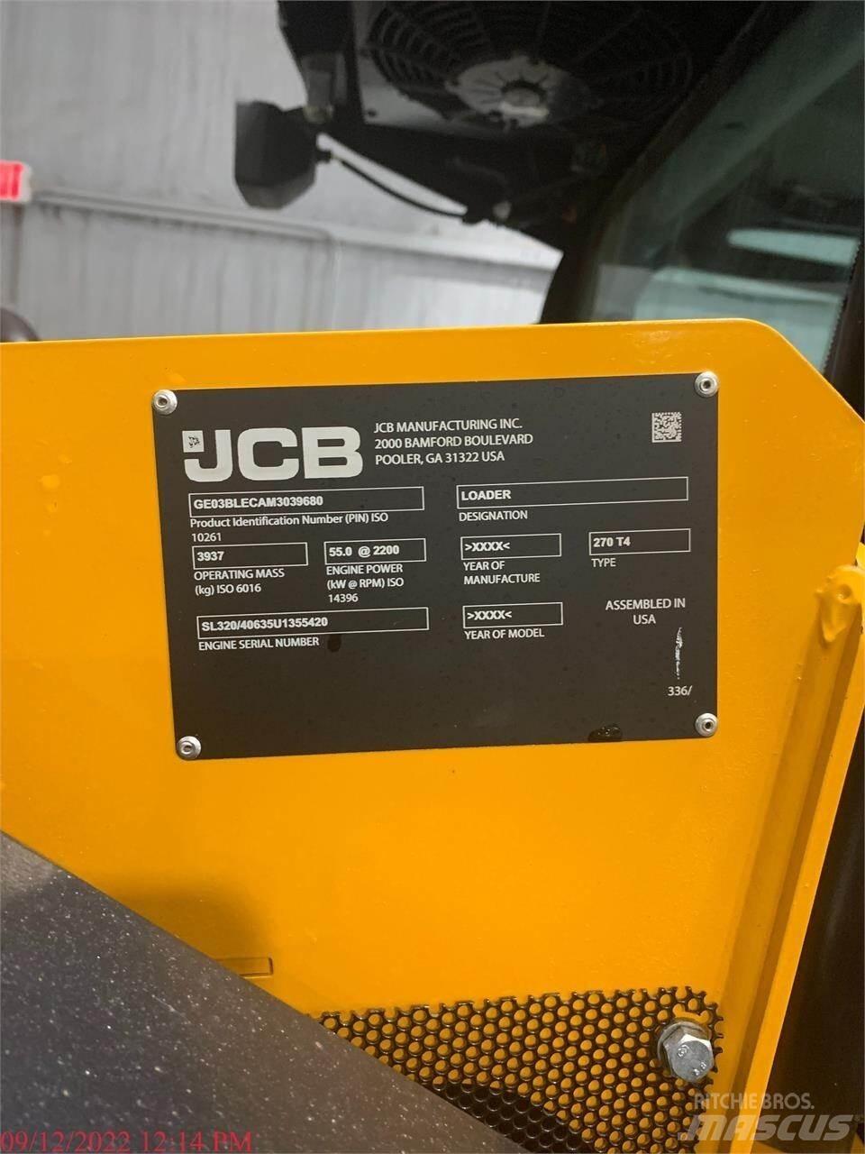 JCB 270 Minilæsser - skridstyret
