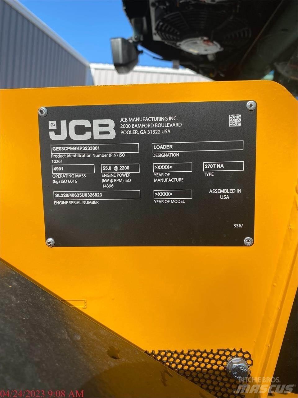 JCB 270T Minilæsser - skridstyret