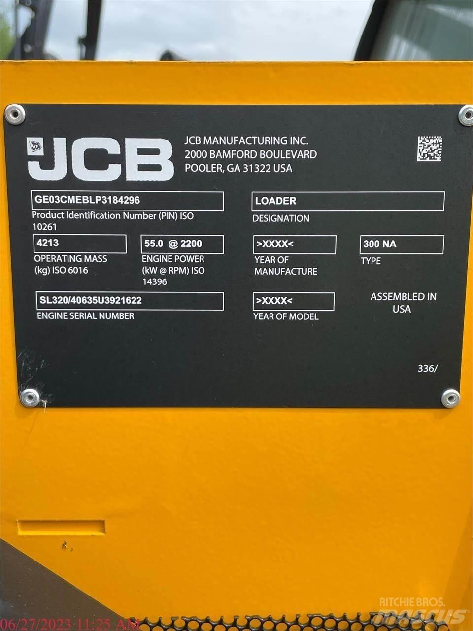 JCB 300 Minilæsser - skridstyret