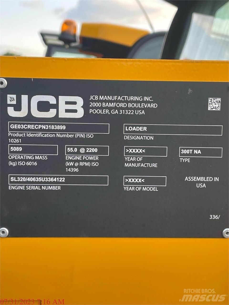 JCB 300T Minilæsser - skridstyret