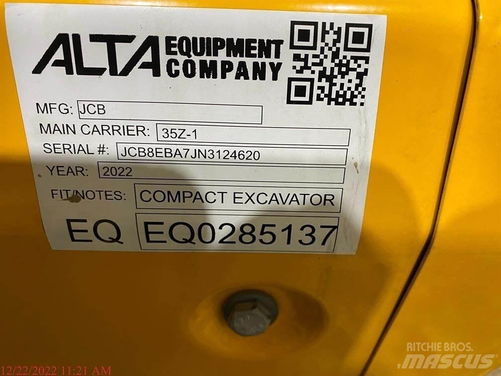 JCB 35Z-1 Minigravemaskiner