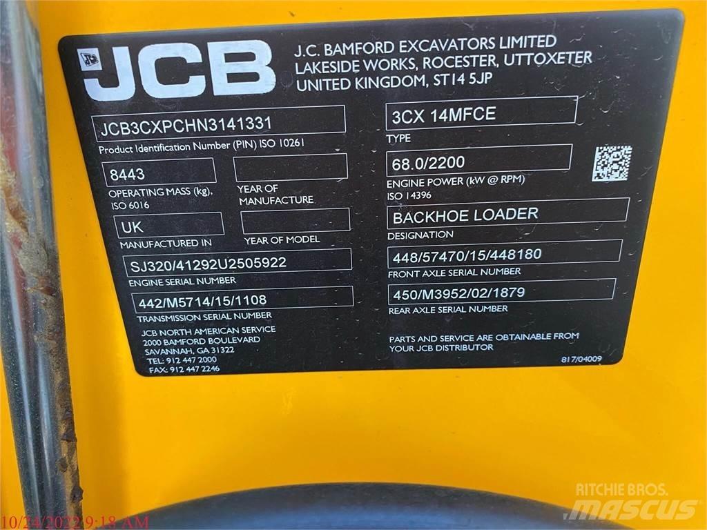 JCB 3CX14 Rendegravere