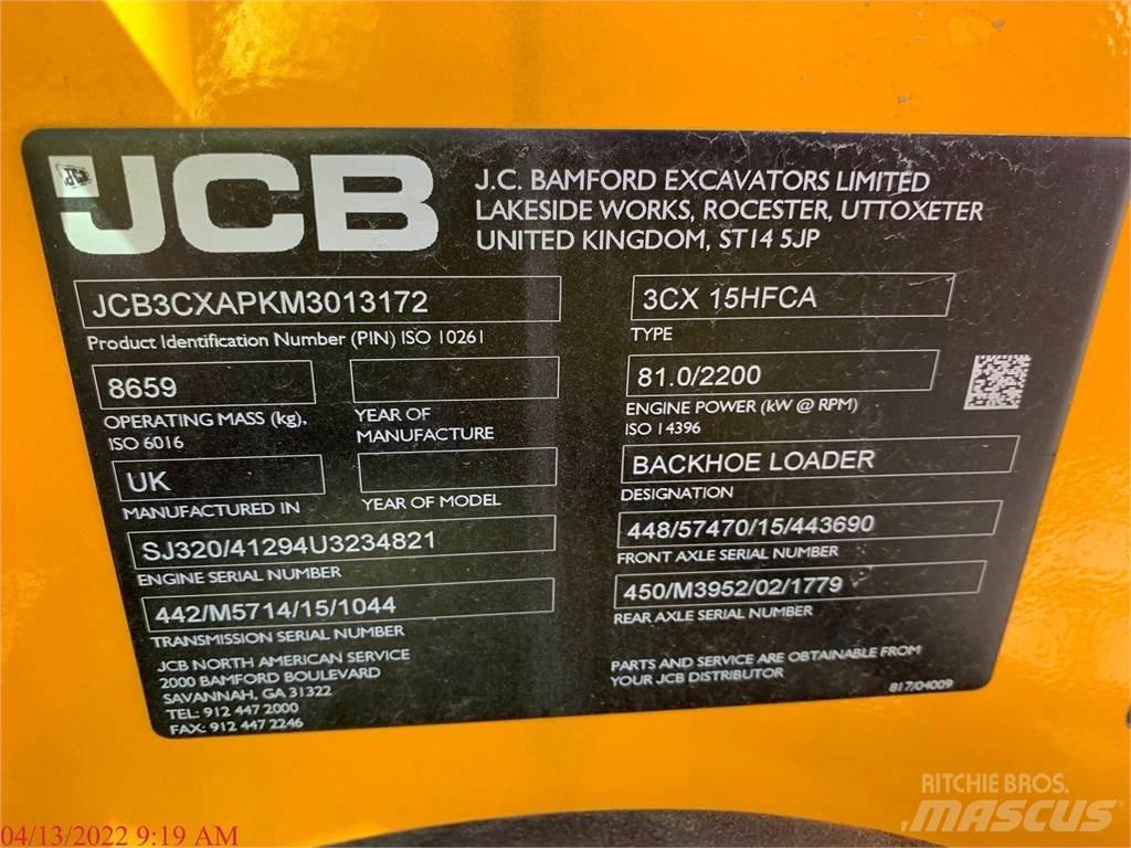 JCB 3CX15 SUPER Rendegravere