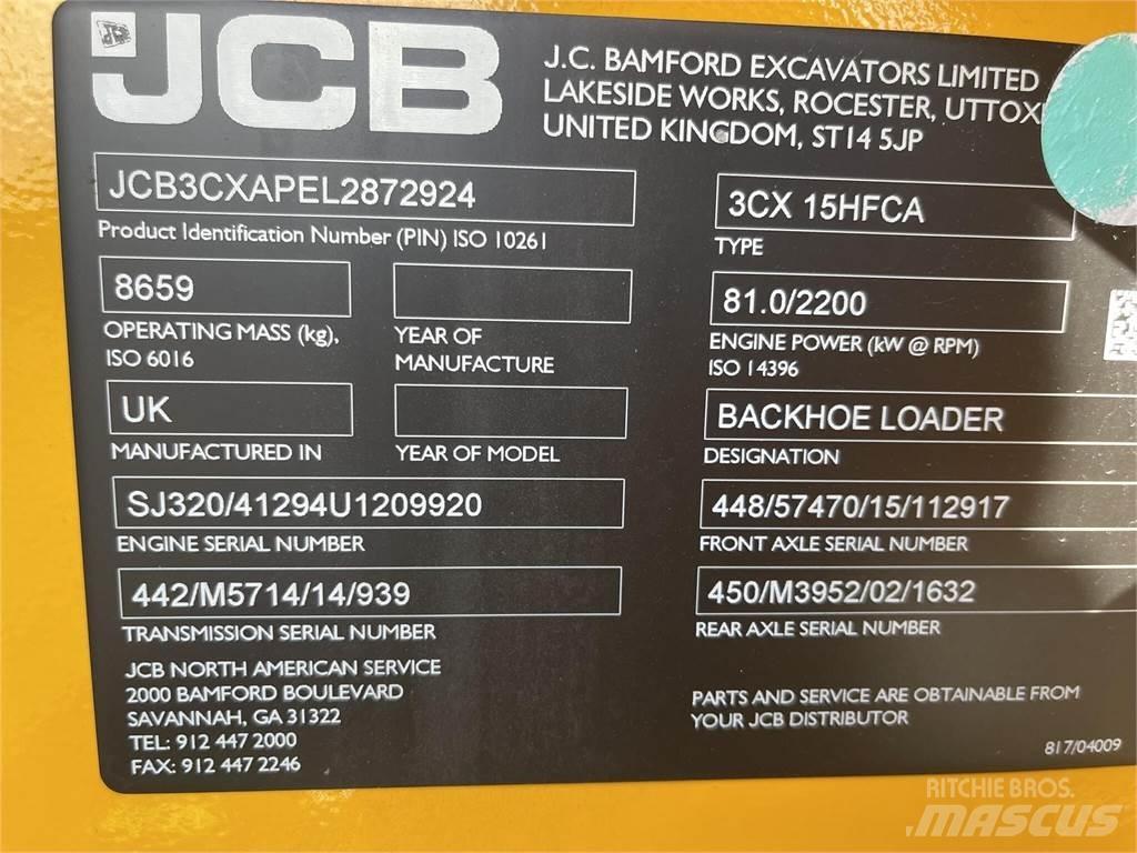 JCB 3CX15 SUPER Rendegravere