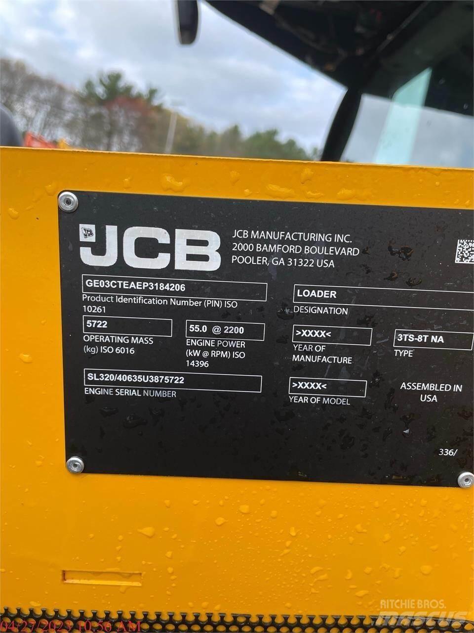 JCB 3TS-8T Minilæsser - skridstyret