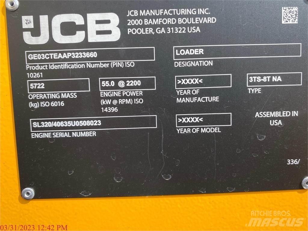 JCB 3TS-8T Minilæsser - skridstyret