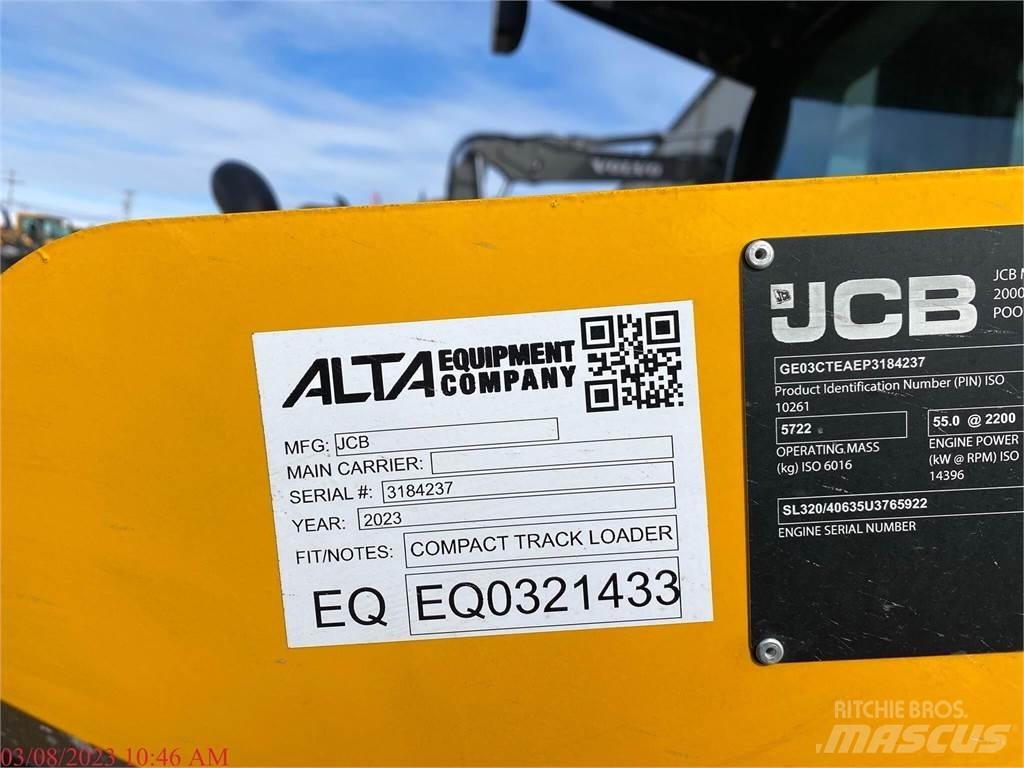 JCB 3TS-8T Minilæsser - skridstyret