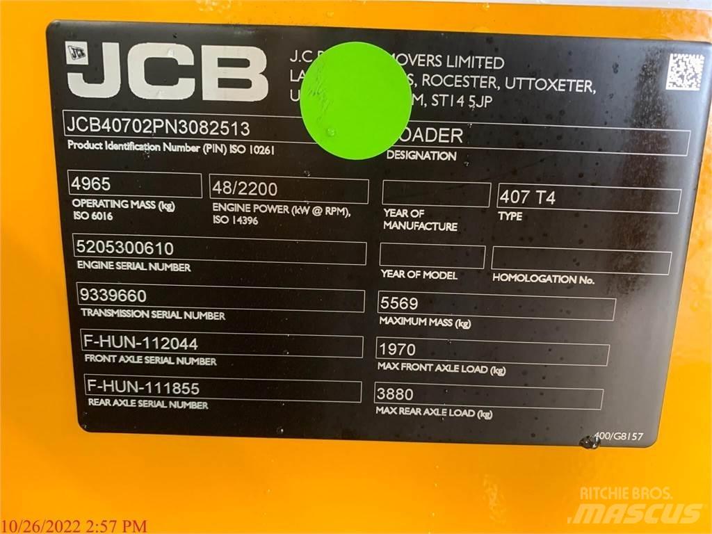 JCB 407B Læssemaskiner på hjul