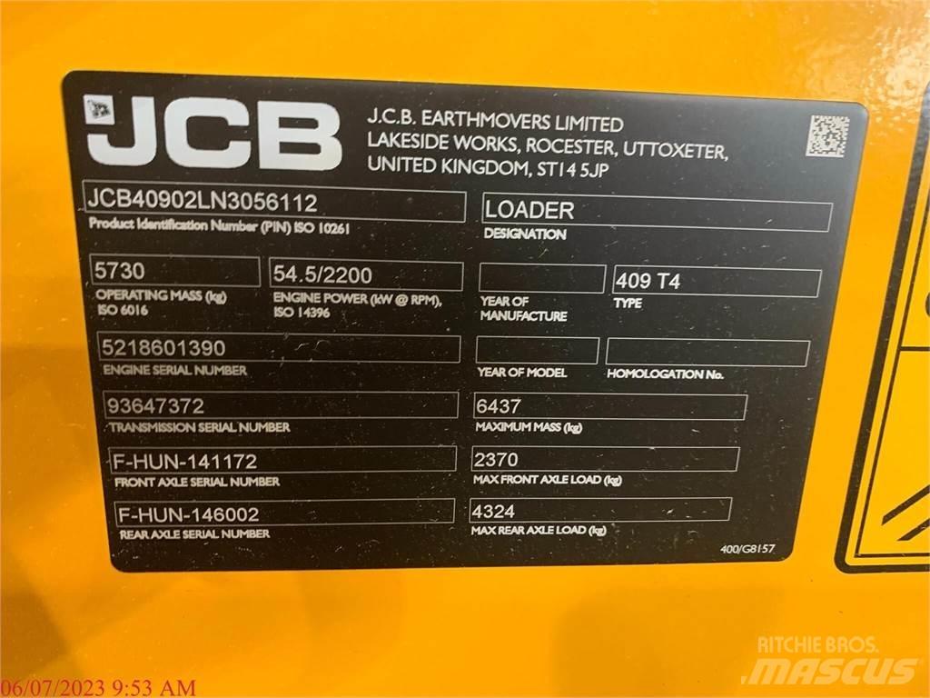 JCB 409 Læssemaskiner på hjul