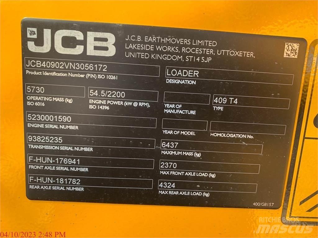 JCB 409 Læssemaskiner på hjul