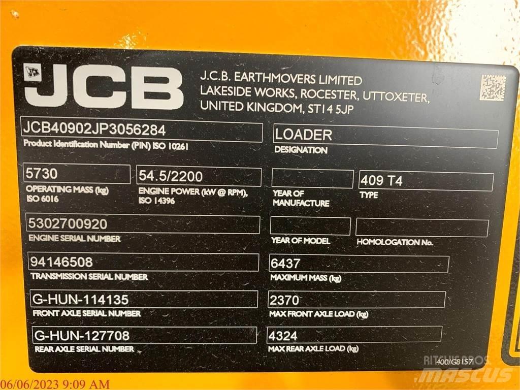 JCB 409 Læssemaskiner på hjul