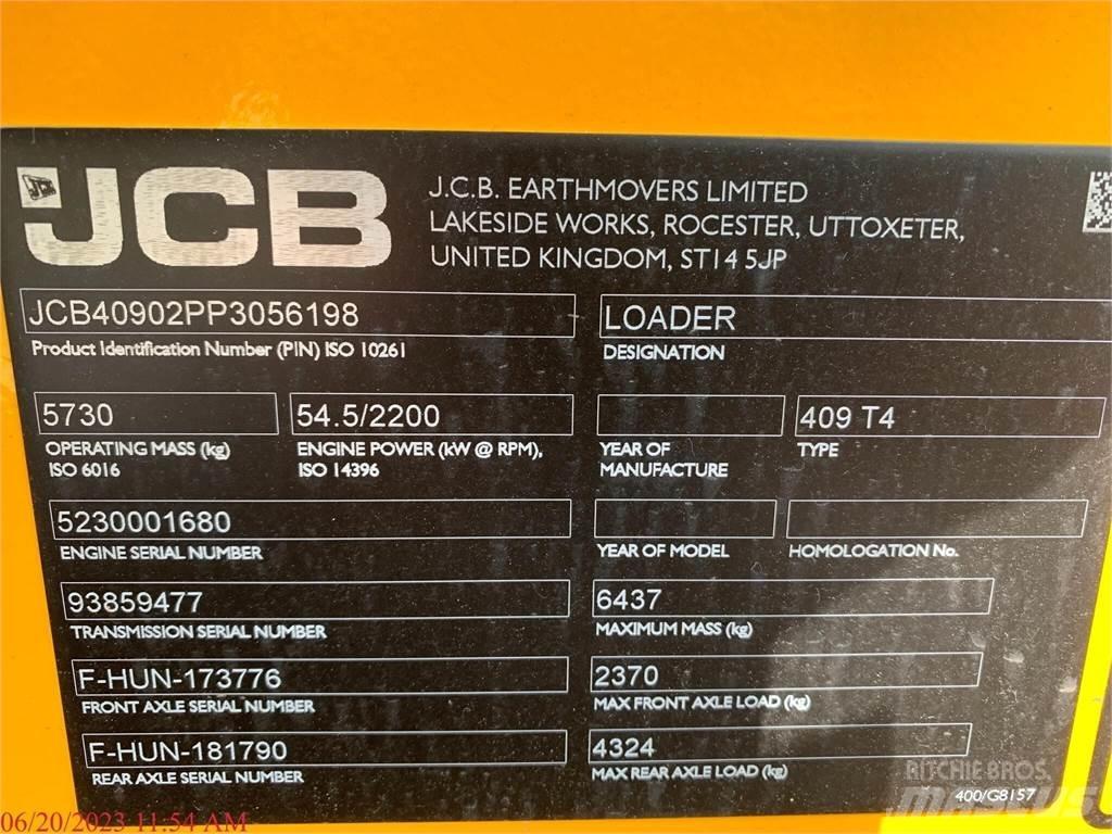 JCB 409 Læssemaskiner på hjul