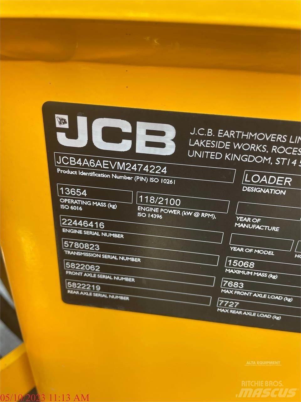JCB 427ZX Læssemaskiner på hjul