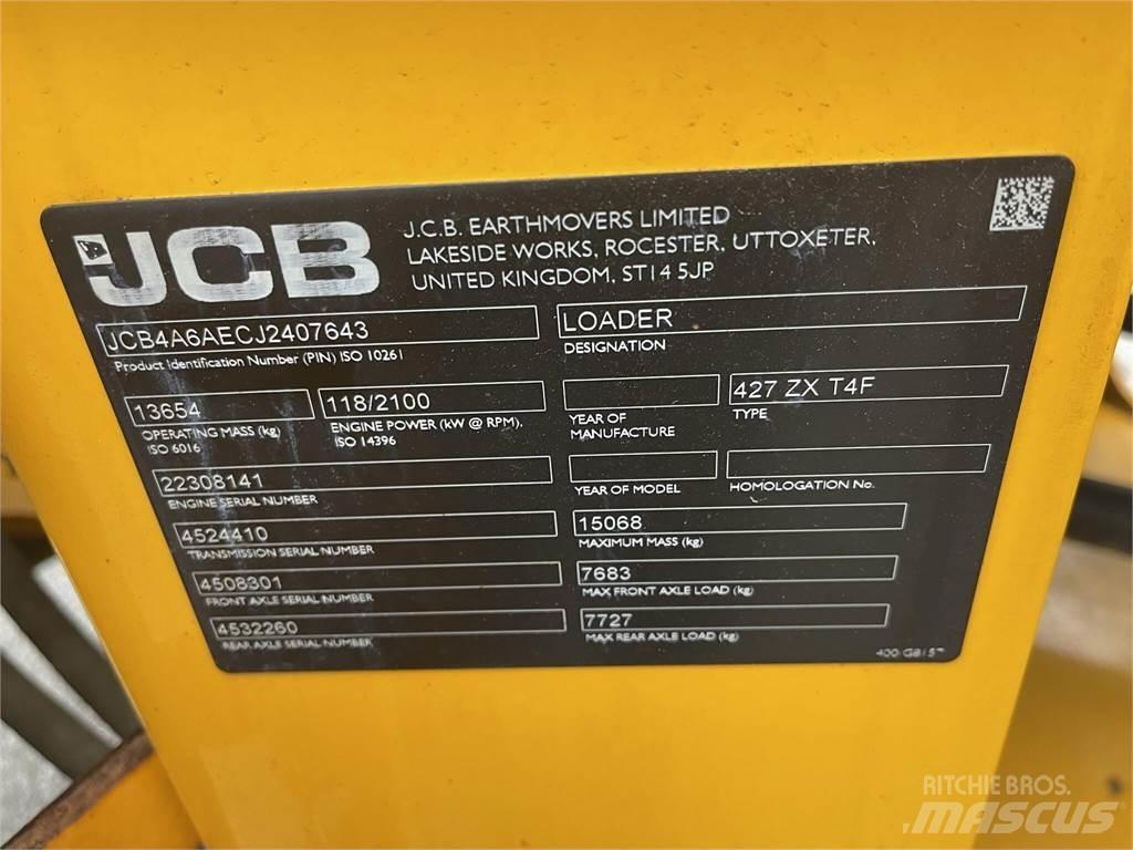 JCB 427ZX Læssemaskiner på hjul