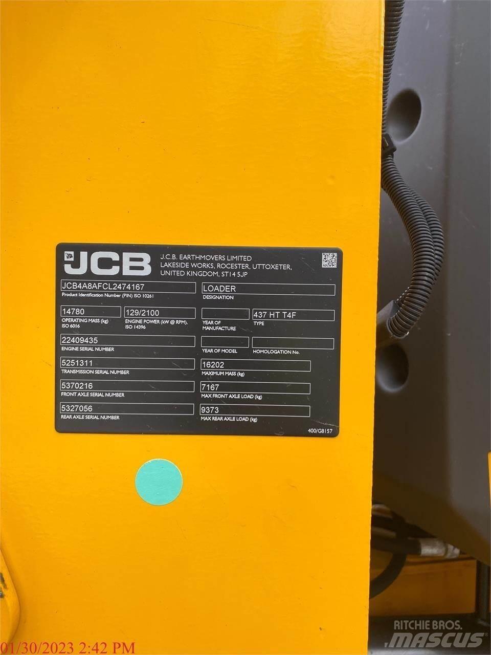 JCB 437HT Læssemaskiner på hjul