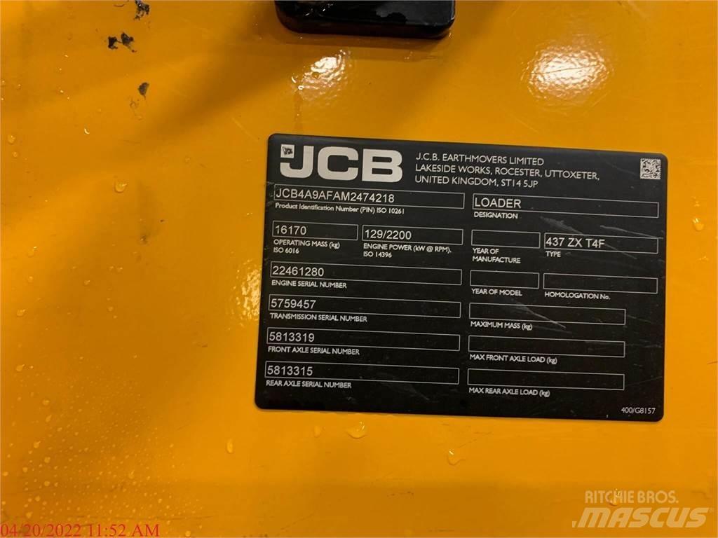 JCB 437ZX Læssemaskiner på hjul