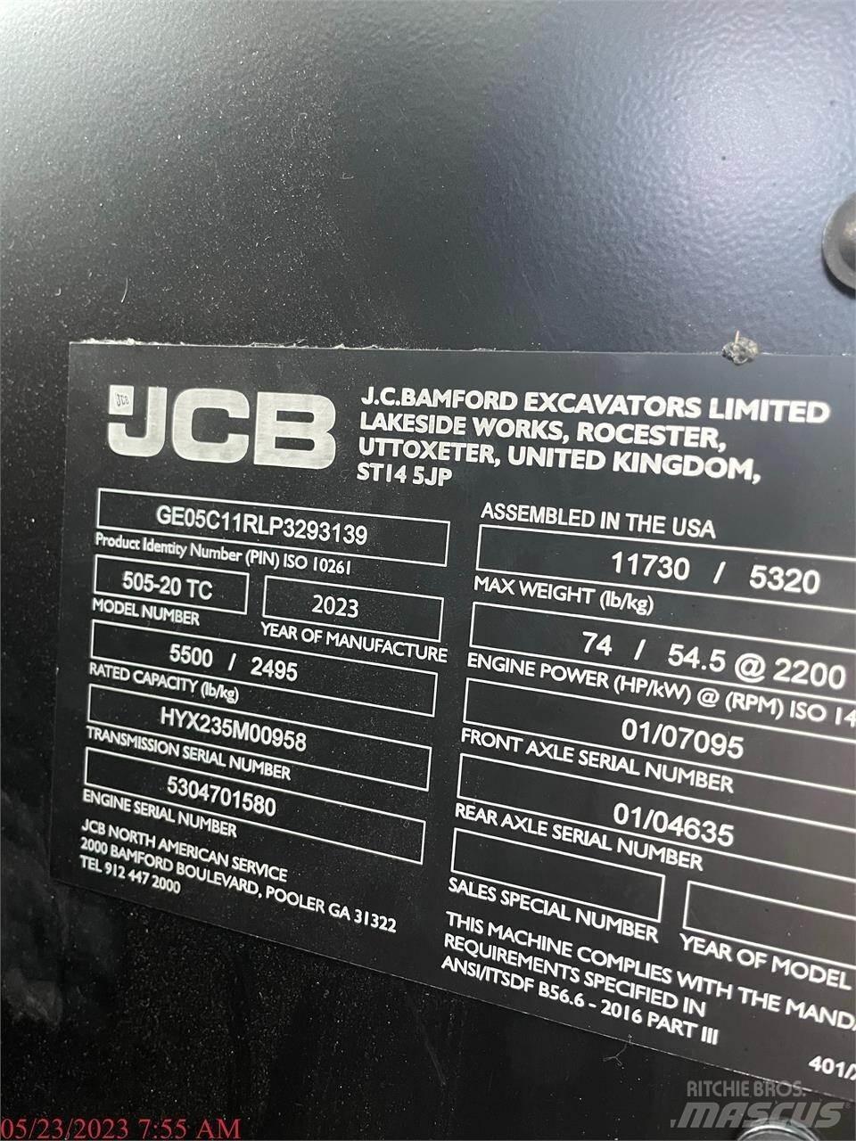 JCB 505-20TC Teleskoplæssere