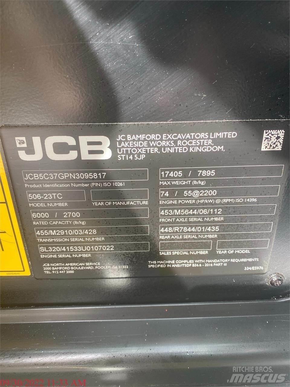 JCB 506-23TC Teleskoplæssere